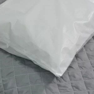 PVC Soft Blue Waterproof Pillowcase